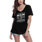 ULTRABASIC Damen T-Shirt Mom the Woman Myth Legend – Kurzarm-T-Shirt Tops