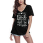 ULTRABASIC Women's T-Shirt Nothing Shall be Impossible - Religious Short Sleeve Tee Shirt Tops