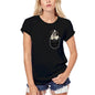 ULTRABASIC Grafik Damen T-Shirt Bernhardiner – Süßer Hund in der Tasche
