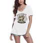 ULTRABASIC Damen-T-Shirt mit V-Ausschnitt „Don't Mess With Me – Sibirisches Bären-Shirt“.