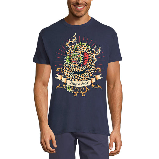 ULTRABASIC Herren Grafik-T-Shirt Dragon Spirit – Gruseliges Vintage-Shirt