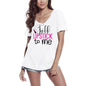 ULTRABASIC Women's Novelty T-Shirt Talk Lipstick To Me - Funny Make Up Quote