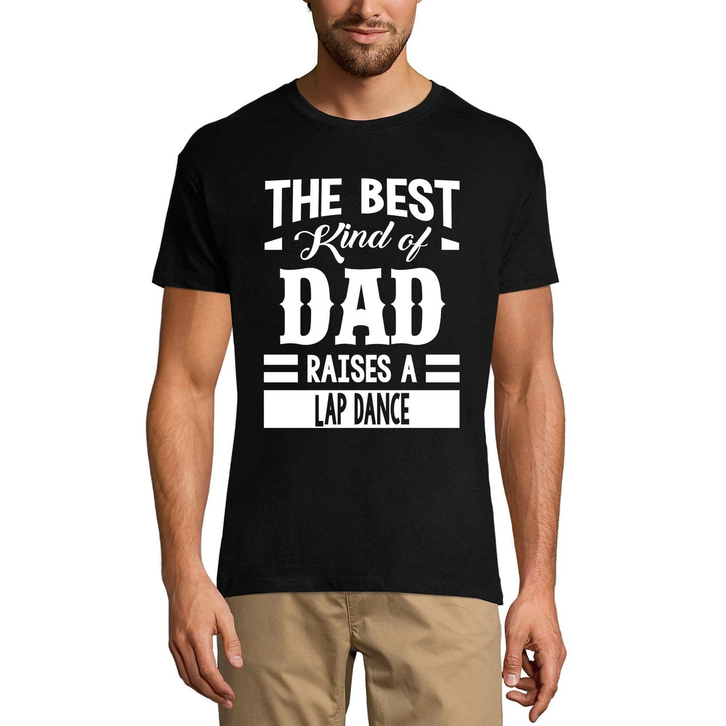 ULTRABASIC Herren-Grafik-T-Shirt „Dad Raises a Lap Dance“.