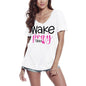 ULTRABASIC Women's Novelty T-Shirt Wake Pray Slay - Funny Vintage Tee Shirt