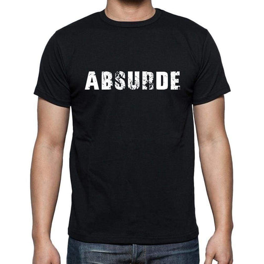 Absurde French Dictionary Mens Short Sleeve Round Neck T-Shirt 00009 - Casual