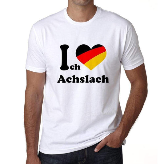 Achslach Mens Short Sleeve Round Neck T-Shirt 00005 - Casual