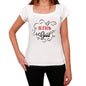 Action Is Good Womens T-Shirt White Birthday Gift 00486 - White / Xs - Casual