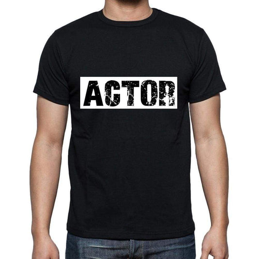 Actor T Shirt Mens T-Shirt Occupation S Size Black Cotton - T-Shirt