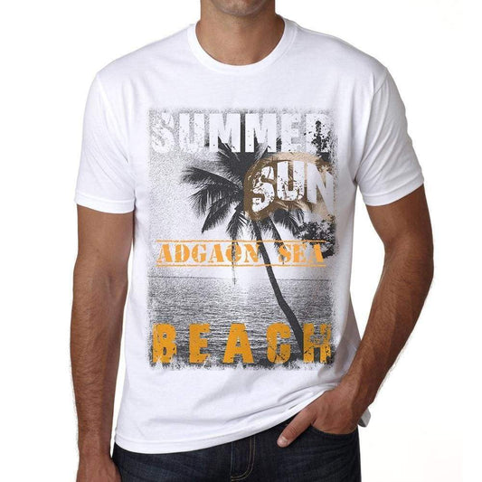 Adgaon Sea Mens Short Sleeve Round Neck T-Shirt - Casual