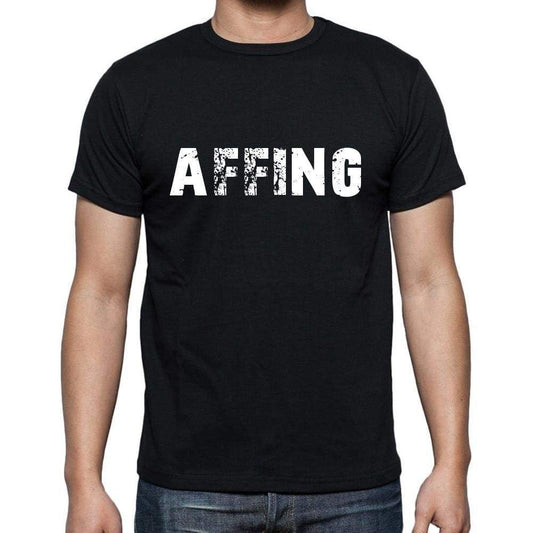 Affing Mens Short Sleeve Round Neck T-Shirt 00003 - Casual