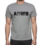 Afford Grey Mens Short Sleeve Round Neck T-Shirt 00018 - Grey / S - Casual