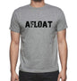 Afloat Grey Mens Short Sleeve Round Neck T-Shirt 00018 - Grey / S - Casual