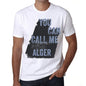 Alger You Can Call Me Alger Mens T Shirt White Birthday Gift 00536 - White / Xs - Casual