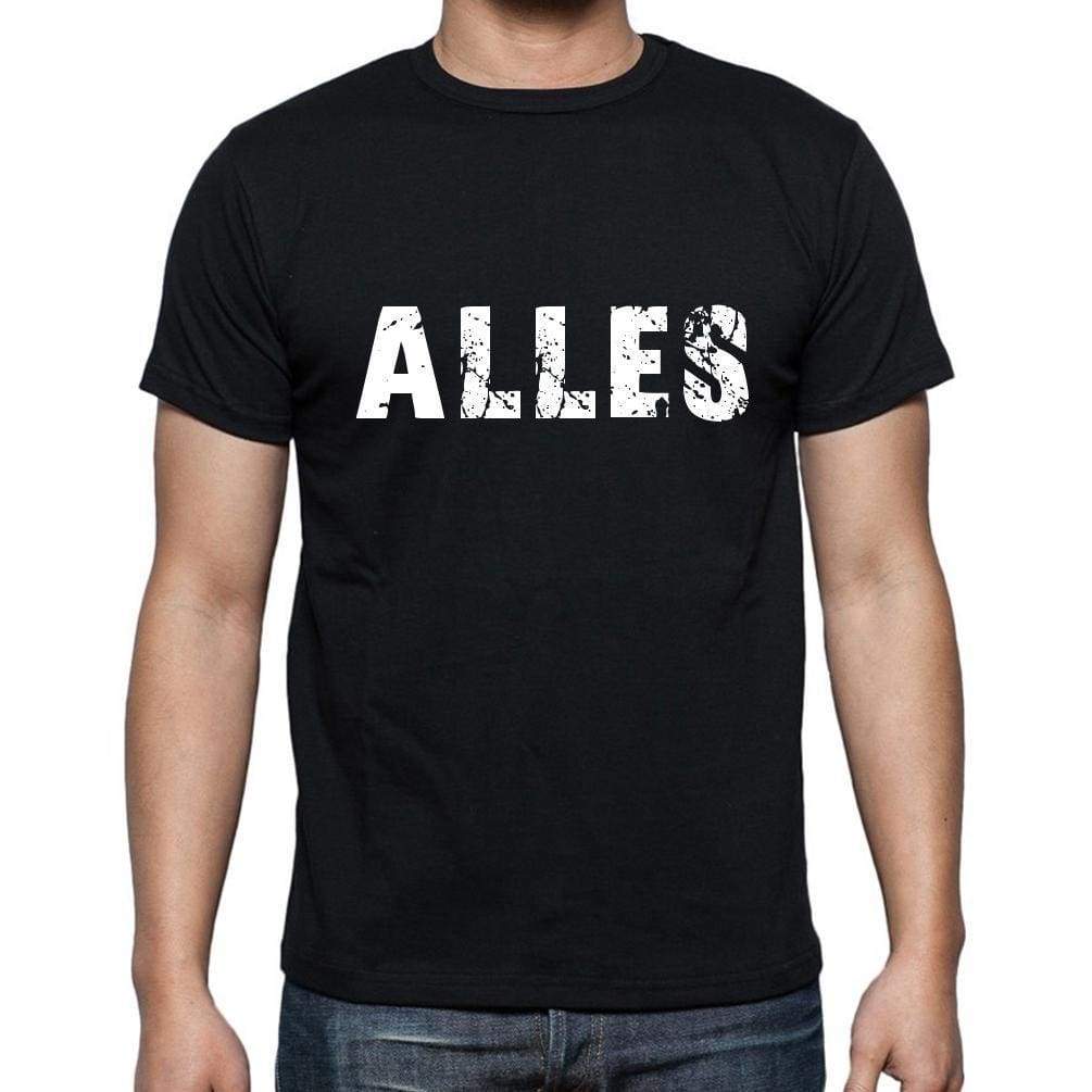 Alles Mens Short Sleeve Round Neck T-Shirt - Casual