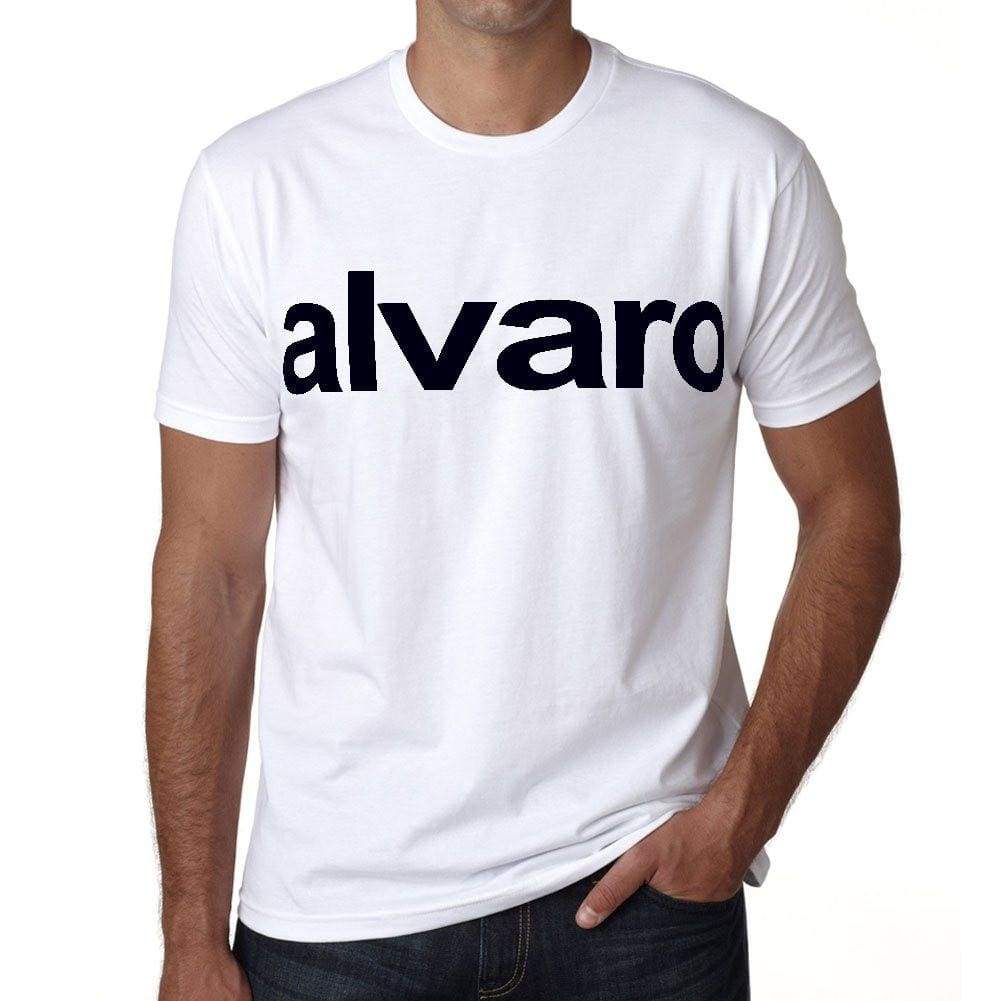Alvaro Mens Short Sleeve Round Neck T-Shirt 00050