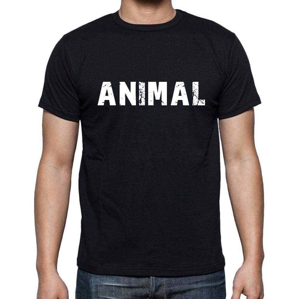 Animal Mens Short Sleeve Round Neck T-Shirt - Casual