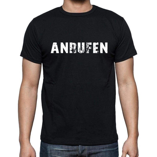Anrufen Mens Short Sleeve Round Neck T-Shirt - Casual