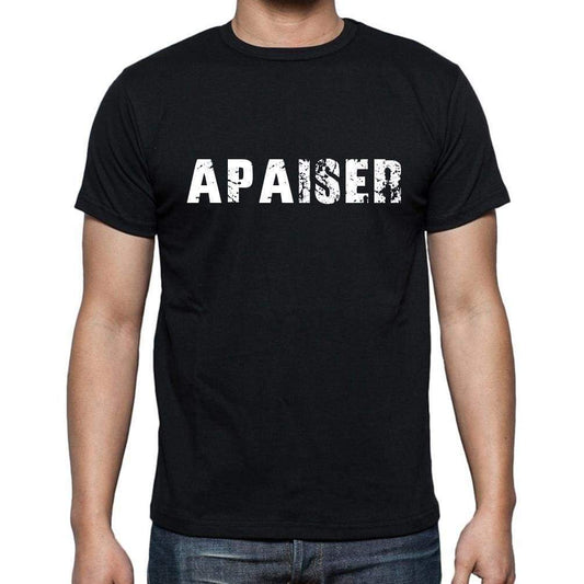 Apaiser French Dictionary Mens Short Sleeve Round Neck T-Shirt 00009 - Casual