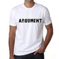 Argument Mens T Shirt White Birthday Gift 00552 - White / Xs - Casual