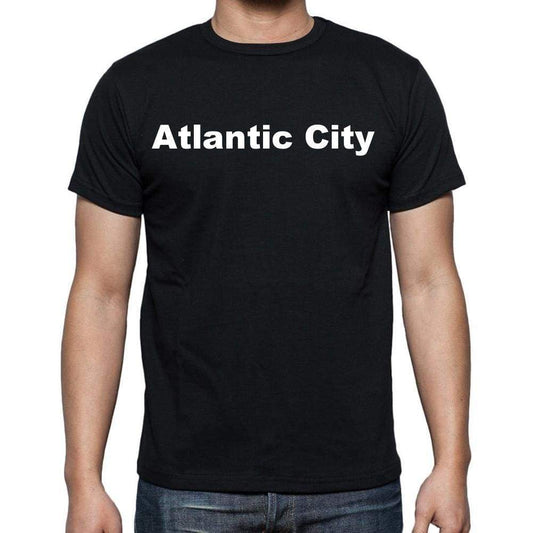 Atlantic City Mens Short Sleeve Round Neck T-Shirt - Casual
