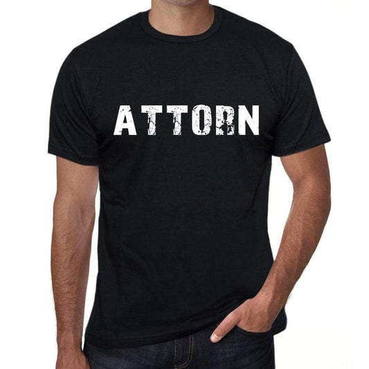Attorn Mens Vintage T Shirt Black Birthday Gift 00554 - Black / Xs - Casual