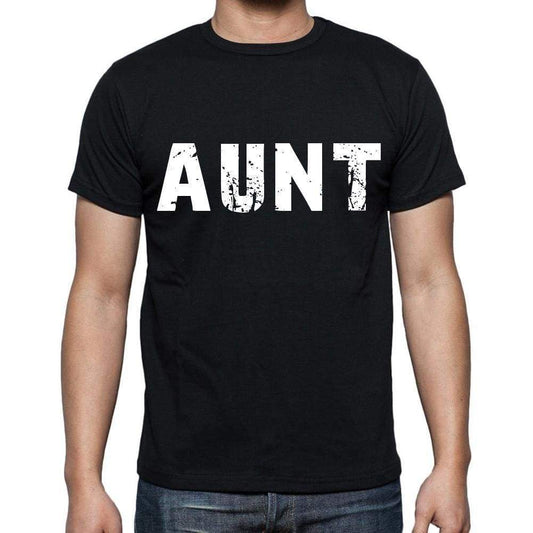 Aunt Mens Short Sleeve Round Neck T-Shirt - Casual