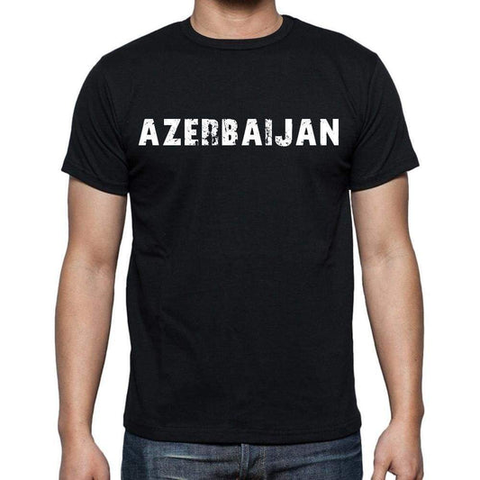 Azerbaijan T-Shirt For Men Short Sleeve Round Neck Black T Shirt For Men - T-Shirt