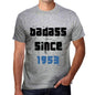 Badass Since 1953 Men's T-shirt Grey Birthday Gift 00430 - Ultrabasic