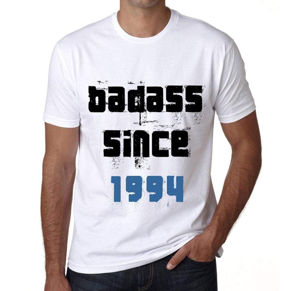 Badass Since 1994 Men's T-shirt White Birthday Gift 00429 - Ultrabasic