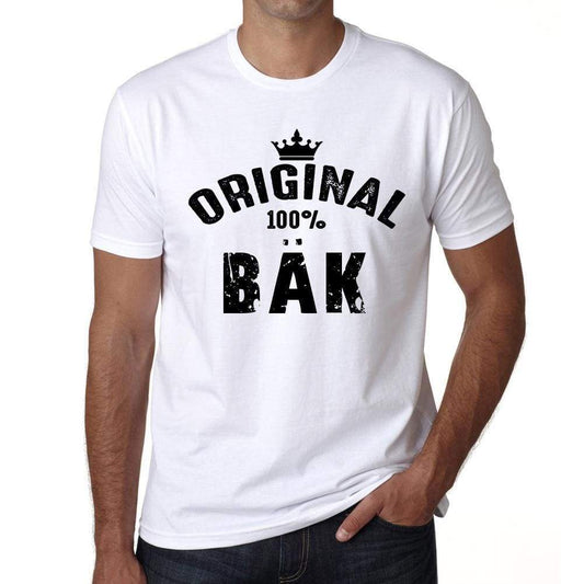 Bäk 100% German City White Mens Short Sleeve Round Neck T-Shirt 00001 - Casual
