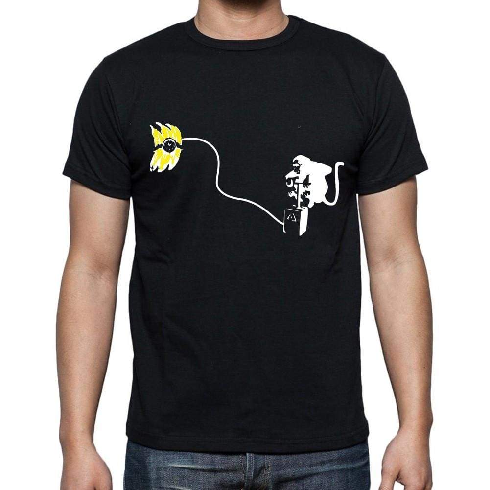 Banana Bomb Black Gift Tshirt Mens Tee Black 00191