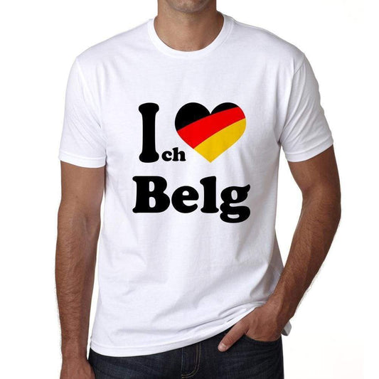 Belg Mens Short Sleeve Round Neck T-Shirt 00005 - Casual