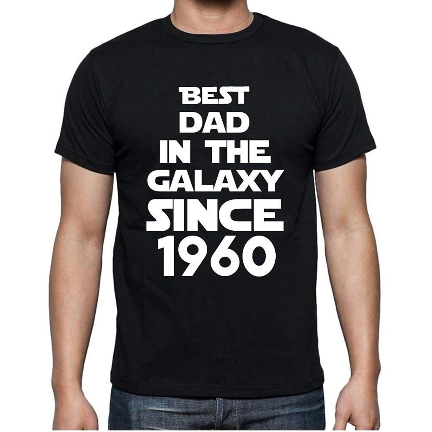 Best Dad 1960 Best Dad Mens T Shirt Black Birthday Gift 00112 - Black / Xs - Casual