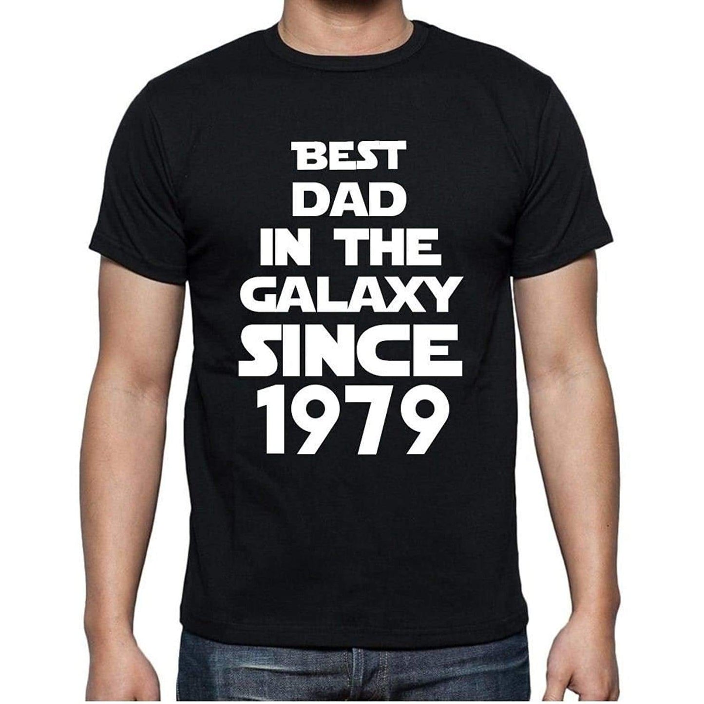 Best Dad 1979 Best Dad Mens T Shirt Black Birthday Gift 00112 - Black / Xs - Casual