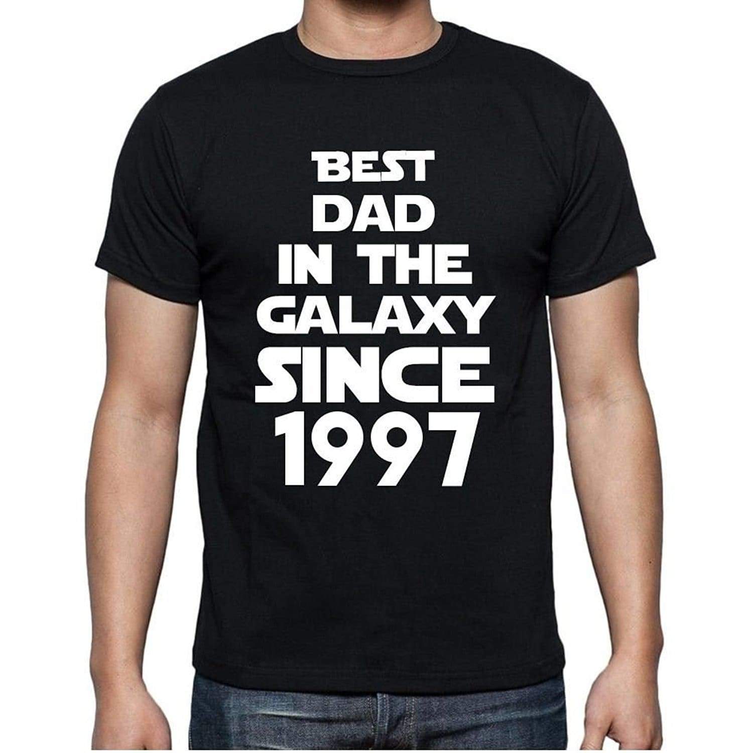 Best Dad 1997 Best Dad Mens T Shirt Black Birthday Gift 00112 - Black / Xs - Casual