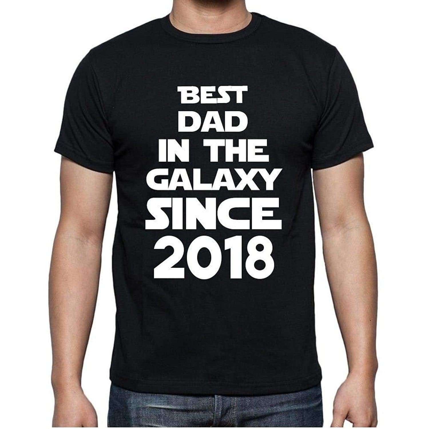 Best Dad 2018 Best Dad Mens T Shirt Black Birthday Gift 00112 - Black / Xs - Casual