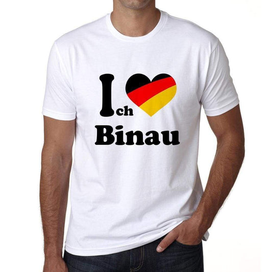 Binau Mens Short Sleeve Round Neck T-Shirt 00005 - Casual