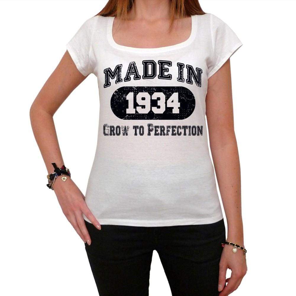 Birthday Gift Made 1934 T-Shirt Gift T Shirt Womens Tee - White / Xs - T-Shirt