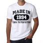 Birthday Gift Made 1994 T-Shirt Gift T Shirt Mens Tee - S / White - T-Shirt