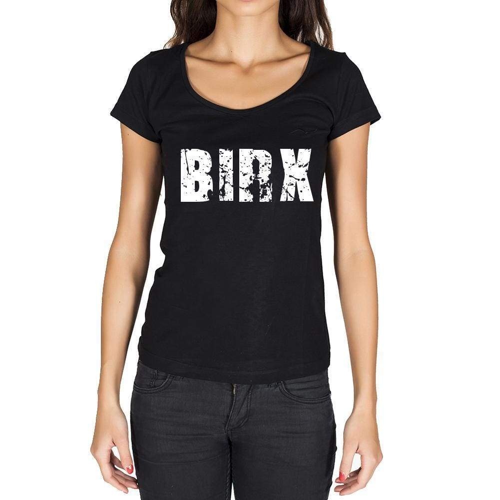 Birx German Cities Black Womens Short Sleeve Round Neck T-Shirt 00002 - Casual