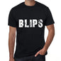 Blips Mens Retro T Shirt Black Birthday Gift 00553 - Black / Xs - Casual