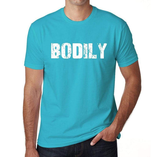 Bodily Mens Short Sleeve Round Neck T-Shirt 00020 - Blue / S - Casual