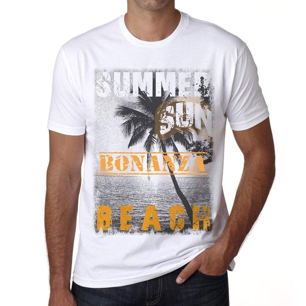 Bonanza Mens Short Sleeve Round Neck T-Shirt - Casual