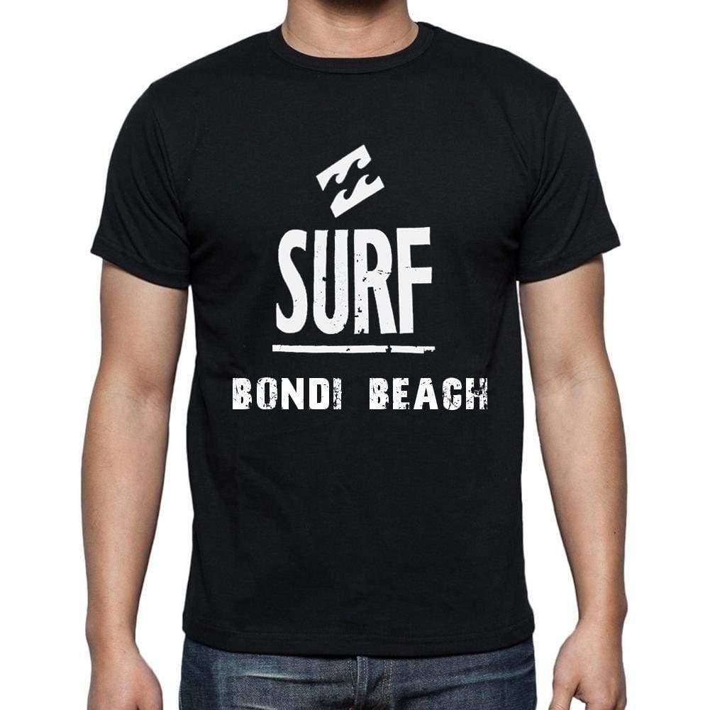 Bondi Beach Surf Surfing T-Shirt Mens Short Sleeve Round Neck T-Shirt - Casual