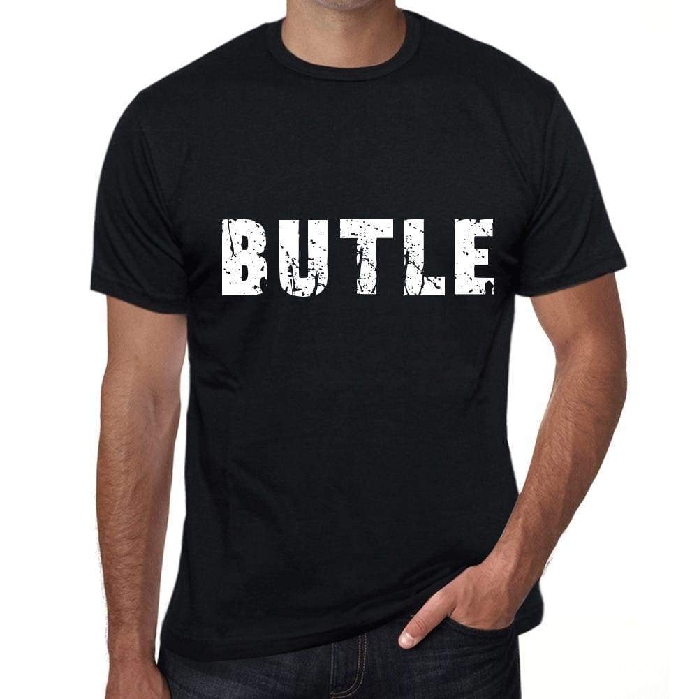 Butle Mens Retro T Shirt Black Birthday Gift 00553 - Black / Xs - Casual