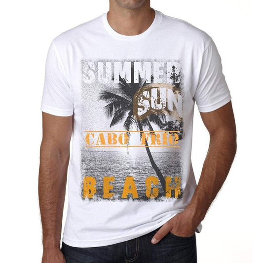 Cabo Frio Mens Short Sleeve Round Neck T-Shirt - Casual