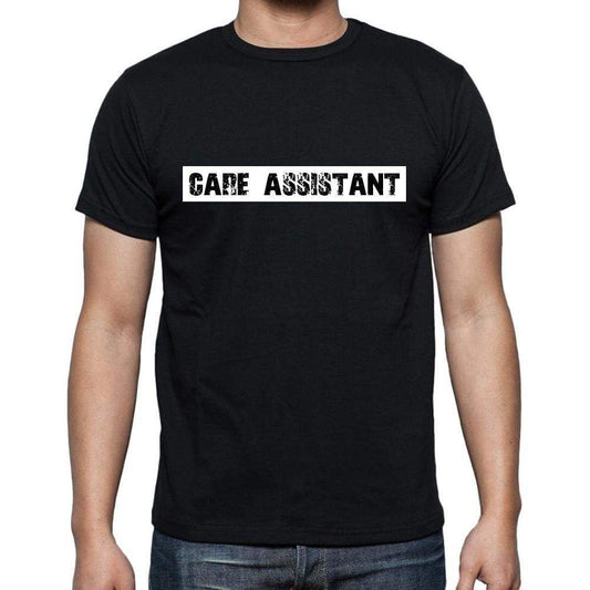 Care Assistant t shirt, mens t-shirt, occupation, S Size, Black, Cotton - ULTRABASIC