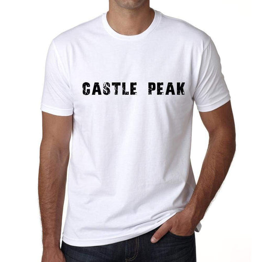 Castle Peak Mens T Shirt White Birthday Gift 00552 - White / Xs - Casual