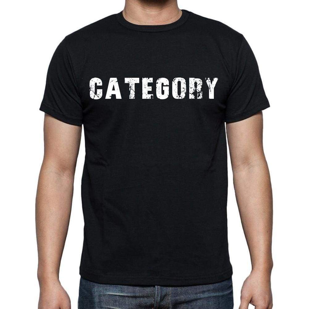 Category Mens Short Sleeve Round Neck T-Shirt Black T-Shirt En