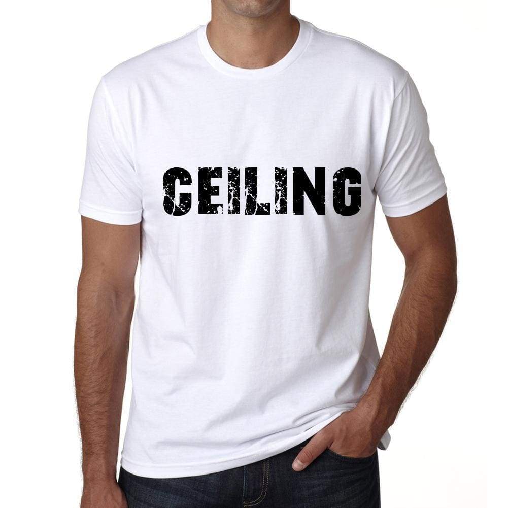 ceiling Mens T shirt White Birthday Gift 00552 - ULTRABASIC